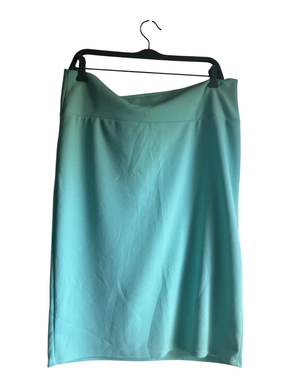 4/$20 LuLaRoe Size 3XL Aqua Pencil Skirt